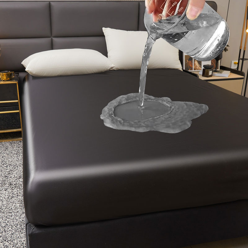 Fitted Bed Sheets Deep Pocket - Pelindung Kasur Tahan Air 100% Premium,