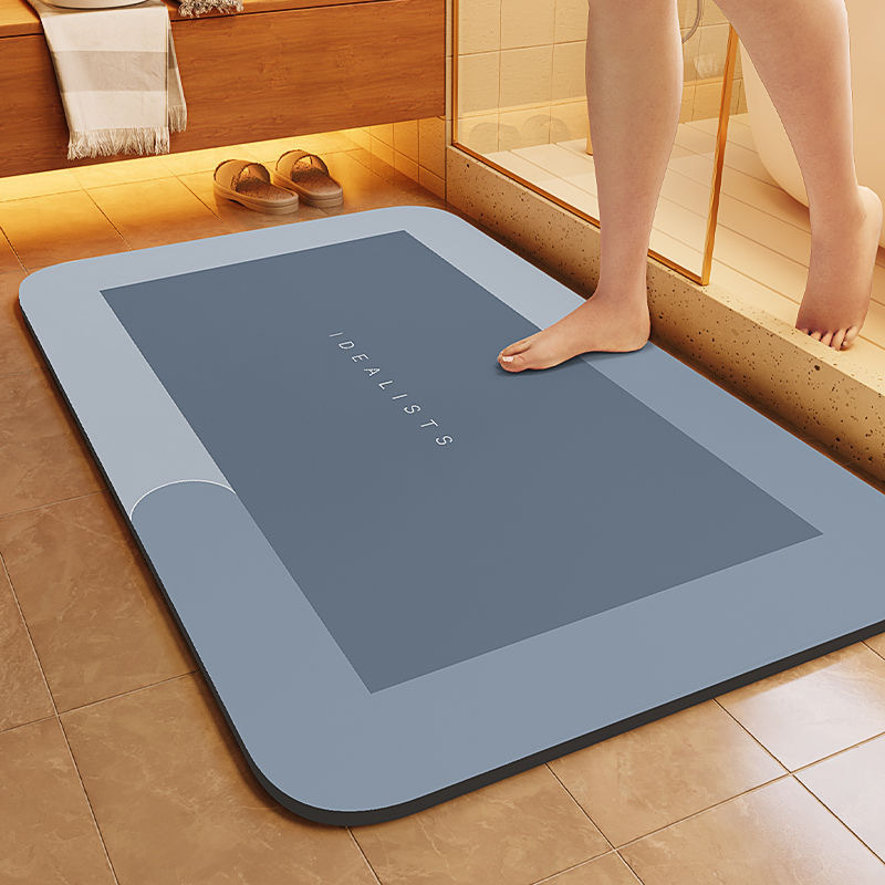 KESET KAMAR MANDI ANTI-SLIP CE - Quick Dry Diatomite Bath Mat ulasan dan harga