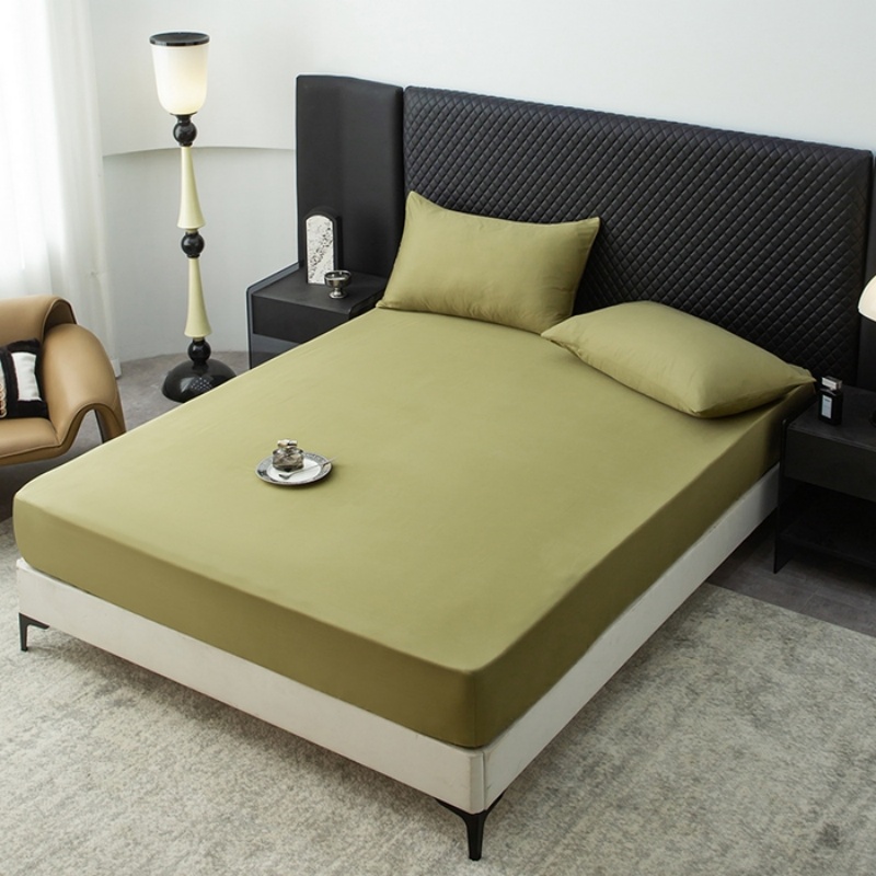 1pc Sprei Kasur Lyocell Alami  - Fitted Bed Sheets Deep Pocket ulasan dan harga