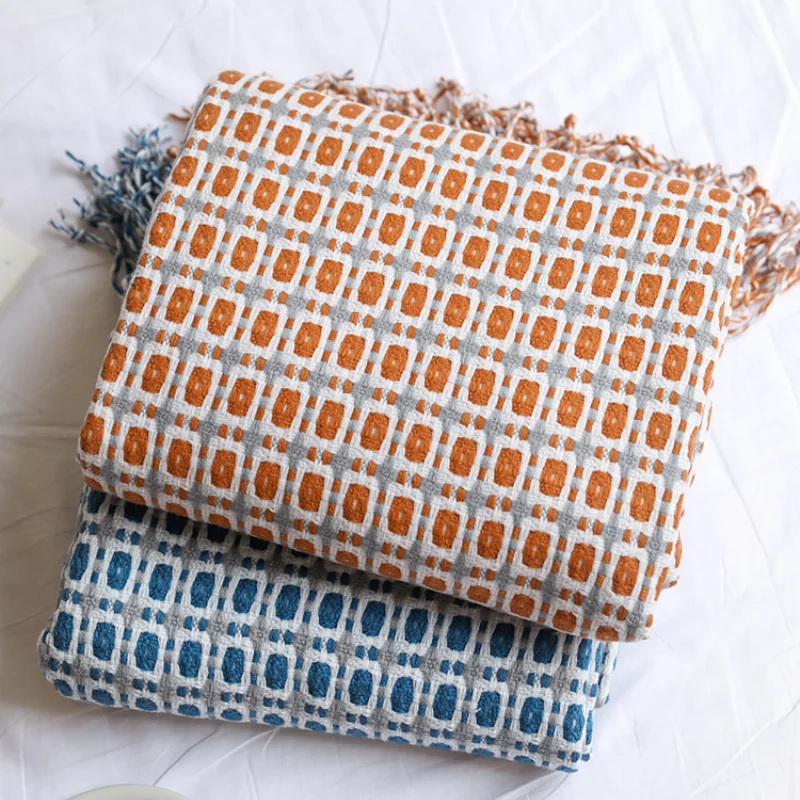 Selimut Rajut Jacquard Bermoti - Boho Throw Blanket Fringe ulasan dan harga