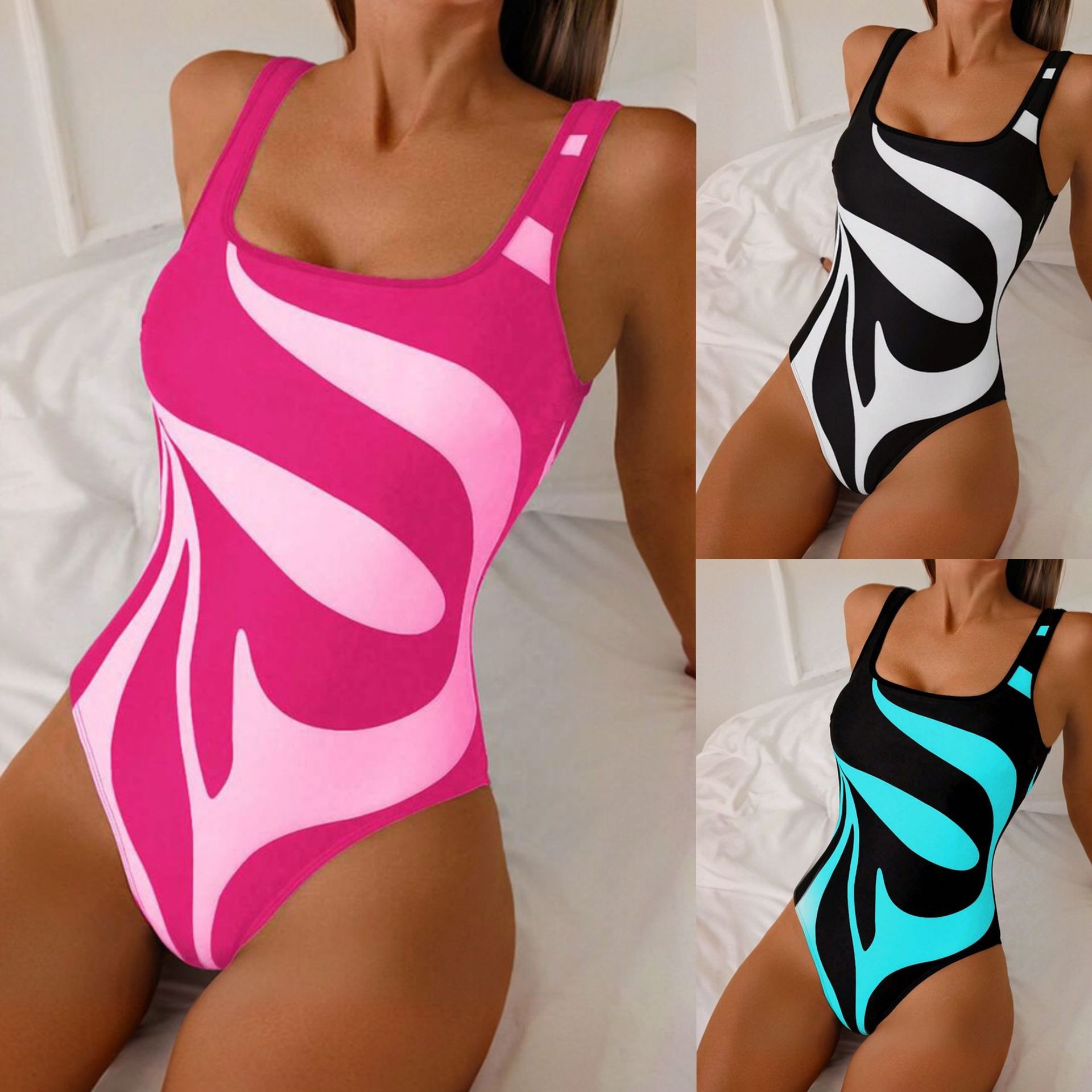 Tankini Wanita Motif Abstrak B - Bath ulasan dan harga