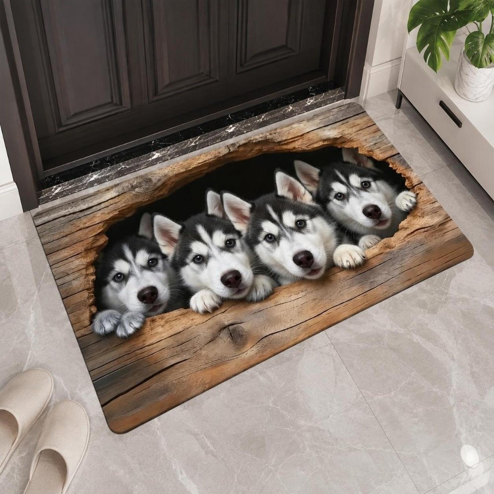 Keset Lantai Motif Anjing dari - Quick Dry Diatomite Bath Mat ulasan dan harga
